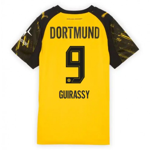 Maglie da calcio Borussia Dortmund Serhou Guirassy #9 Prima Maglia Femminile 2025-26 Manica Corta